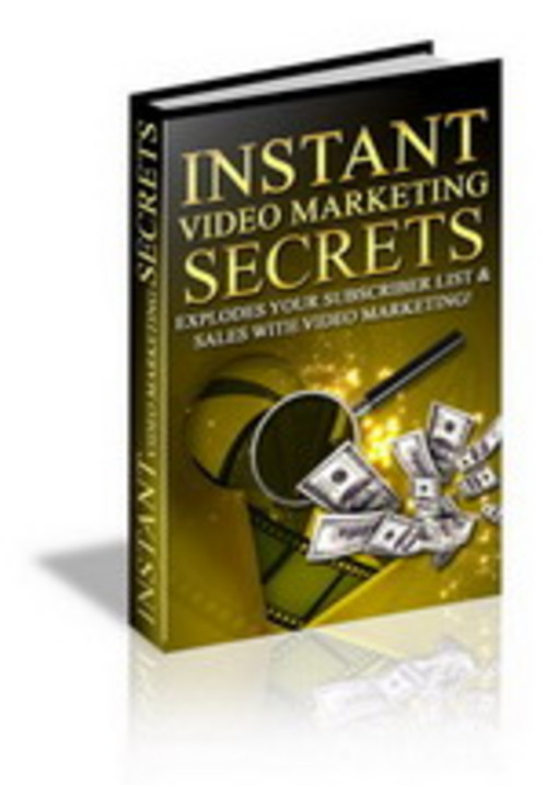 Product picture Instant Video Marketing Secrets-Drive traffic